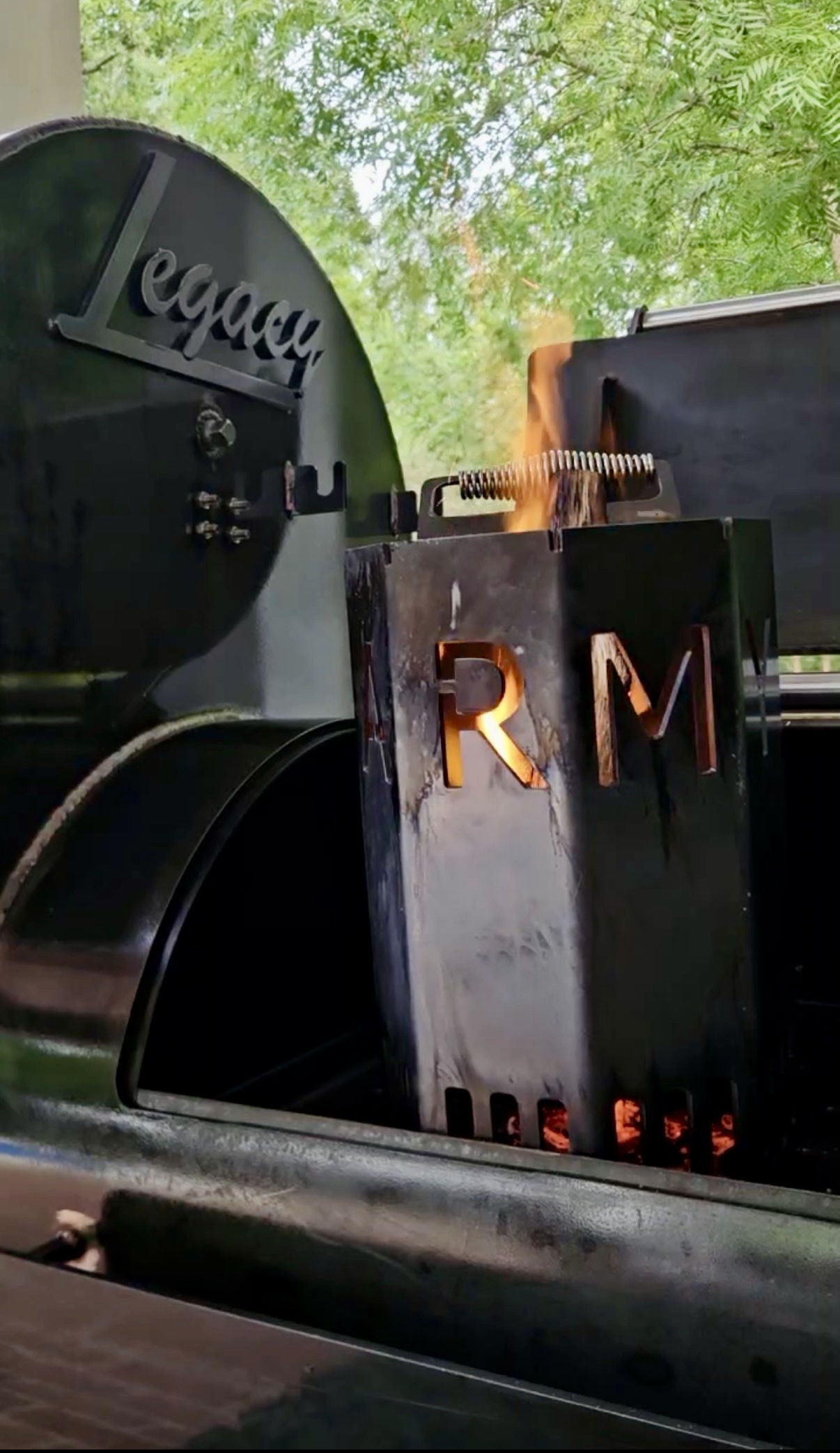 Heritage cook on a Legacy pit